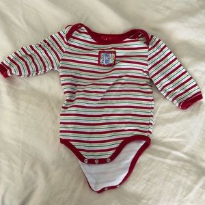 Long Sleeved Christmas Onesie, 6-9 Months